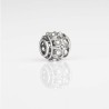Charm Boton Charro de filigrana en plata de ley para la pulsera de Pandora o similares. Muestra 2.