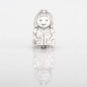 Charm profesión Enfermera en plata de ley para la pulsera de Pandora o similares. Frontal.