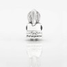 Charm Peluquera en plata de ley para la pulsera de Pandora o similares. Trasera.