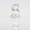 Charm de La Flamenca en plata de ley para la pulsera de Pandora o similares. Trasera.