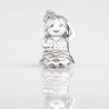 Charm de La Flamenca en plata de ley para la pulsera de Pandora o similares. Frontal.