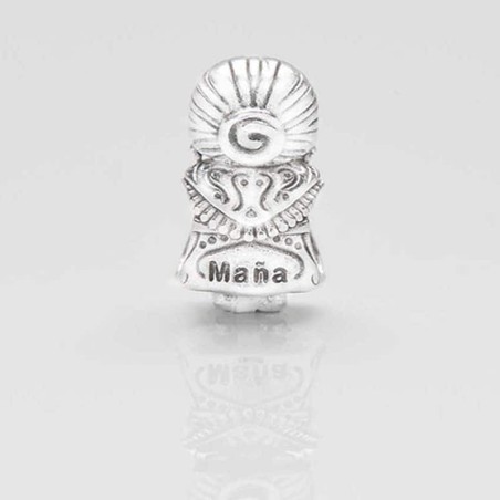Charm Maña en plata de ley para la pulsera de Pandora o similares. Trasera.
