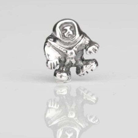 Charm Astronauta Catedral de Salamanca en plata de ley para la pulsera de Pandora o similares. muestra.