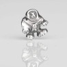 Charm Astronauta Catedral de Salamanca en plata de ley para la pulsera de Pandora o similares. muestra.