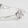 Charm Astronauta Catedral de Salamanca en plata de ley para la pulsera de Pandora o similares. muestra. Detalle en pulsera.