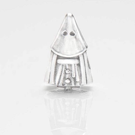 Charm Nazareno en plata de ley para la pulsera de Pandora o similares. Vista frontal.