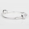 Charm Sta. Teresa en plata de ley para la pulsera de Pandora o similares. Pulsera con charm.