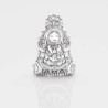 Charm de la Virgencita Macarena en plata de ley para la pulsera de Pandora o similares. Vista frontal.