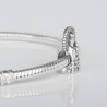 Charm Virgencita del Pilar en plata de ley para la pulsera de Pandora o similares. Detalle en pulsera.
