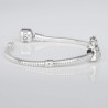 Charm Virgencita de la Esperanza en plata de ley para la pulsera de Pandora o similares. Pulsera con charm.