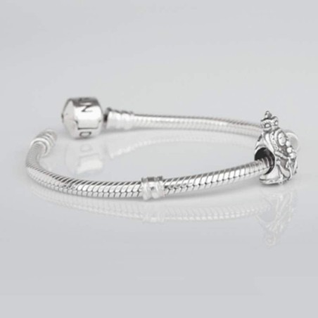Charm Virgencita de la Cabeza en plata de ley para la pulsera de Pandora o similares. Pulsera con charm.