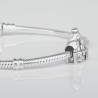 Charm Virgencita de la Vega en plata de ley para la pulsera de Pandora o similares. Detalle en pulsera.