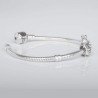 Charm Virgencita de la Almudena en plata de ley para la pulsera de Pandora o similares. Pulsera con charm.