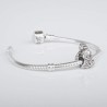 Charm Virgencita de la Cabeza con resplandor en plata de ley para la pulsera de Pandora o similares. Pulsera con charm.
