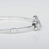 Charm Virgencita del Rocío en plata de ley para la pulsera de Pandora o similares. Detalle en pulsera.