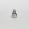 Charm de la Virgencita de la Salud. en plata de ley para la pulsera de Pandora o similares. Vista trasera.