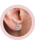 💎 Pendientes de Virgenes en plata de ley | nefele.es
